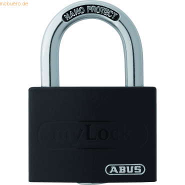 Abus Vorhangschloss 802867 T65AL/40 schwarz von Abus