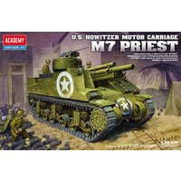 M7 105mm SPG Priest von Academy Plastic Model