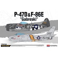P-47D & F-86E ´GABRESKI´ Limited Edition von Academy Plastic Model