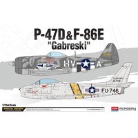 P-47D & F-86E ´GABRESKI´ Limited Edition von Academy Plastic Model