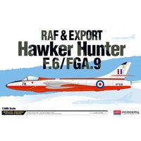 RAF & Export Hawker Hunter F.6/FGA.9 von Academy Plastic Model