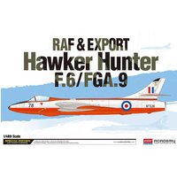 RAF & Export Hawker Hunter F.6/FGA.9 von Academy Plastic Model