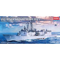 U.S. Navy Guided Missile Frigate USS Oliver Hazard Perry FFG-7 von Academy Plastic Model