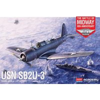 USN Sb2U-3 - 80 Jahre Schlacht von Midway von Academy Plastic Model