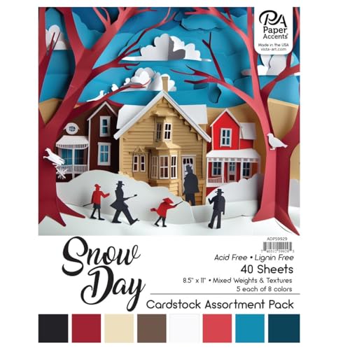 Accent Design Paper Accents Karton-Sortimentspackung, 21,6 x 27,9 cm, 48 Blatt, farbiger Karton, Karton, Baupapier für Scrapbooking, Heimwerker und Kunstprojekte Accent Design Paper Accents Karton-Sortimentspackung, 21,6 x 27,9 cm, 48 Blatt, farbiger Karton, Karton, Baupapier für Scrapbooking, Heimwerker und Kunstprojekte von Accent Design Paper Accents