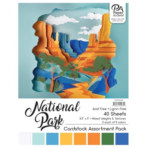 Accent Design Paper Accents Karton-Sortimentspackung, 21,6 x 27,9 cm, 48 Blatt – farbiger Karton, Karton, Baupapier für Scrapbooking, Heimwerker und Kunstprojekte Accent Design Paper Accents Karton-Sortimentspackung, 21,6 x 27,9 cm, 48 Blatt – farbiger Karton, Karton, Baupapier für Scrapbooking, Heimwerker und Kunstprojekte von Accent Design Paper Accents