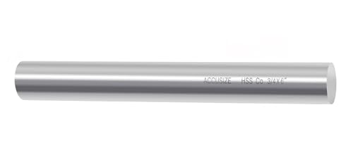 Accusize Industrial Tools 5098-0034 M35 (H.S.S. + 5% Kobalt), rund, geschliffen, 1 Stück von Accusize Industrial Tools