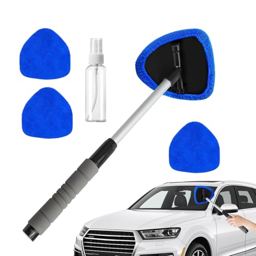 Aceirropy Auto Fensterreiniger Werkzeug | Mikrofasertuch Bürste Mit Ausziehbarem Griff - Leichtes Drehbares Putzmittel Für Auto & Haushalt TV Bildschirme Spiegel Aceirropy Auto Fensterreiniger Werkzeug | Mikrofasertuch Bürste Mit Ausziehbarem Griff - Leichtes Drehbares Putzmittel Für Auto & Haushalt TV Bildschirme Spiegel von Aceirropy