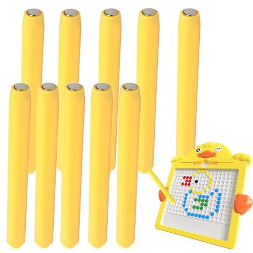 Aceirropy Magnetischer Spielzeugstift, Ersatz-Zeichenstift mit Magneten, Ersatzstifte für magnetische Zeichenbrett, gelber Magnapad DoodlePen, Ersatz für S-tylus M-agnetische Zeichenstifte Aceirropy Magnetischer Spielzeugstift, Ersatz-Zeichenstift mit Magneten, Ersatzstifte für magnetische Zeichenbrett, gelber Magnapad DoodlePen, Ersatz für S-tylus M-agnetische Zeichenstifte von Aceirropy