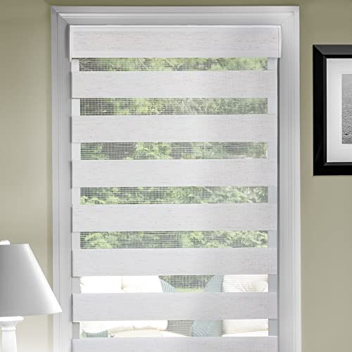 Achim Home Décor Lampenschirm, doppellagig, 76,2 cm Breite x 182,9 cm Länge (Leinen) – lichtfilterndes Vinyl-Fenster-Sichtschutz-Rollos für Schlafzimmer und Esszimmer von Achim Home Furnishings