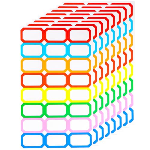240 Stück Namensaufkleber Personalisierte Namensaufkleber Kinder Schule Universal Namensaufkleber Kinder Etiketten Selbstklebend Dauerhaft Namensaufkleber Schule Name Stickers für Innen und Außen von Acooruiteng
