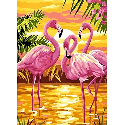 Acooruiteng Diamond Painting Erwachsene Flamingo-Muster Diamant Painting Bilder Erwachsene 5D Full Drill Diamond Painting Set Diamond Painting Bilder Personalisiert für Home Wand Decor 30x40 cm Acooruiteng Diamond Painting Erwachsene Flamingo-Muster Diamant Painting Bilder Erwachsene 5D Full Drill Diamond Painting Set Diamond Painting Bilder Personalisiert für Home Wand Decor 30x40 cm von Acooruiteng