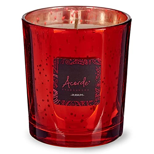 Kerze Luxe Etui rote Früchte 630 g 8 x 8 x 9 von Acorde