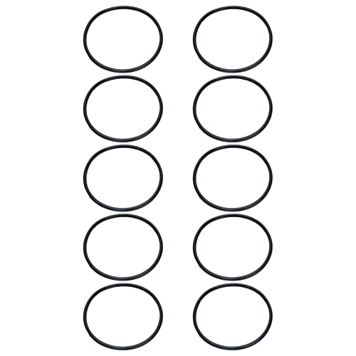 10 Pcs Runde Motorriemen-Gummi-Transgurte Zum Schutz von Maschinen mit Einem Durchmesser von 5 Mm Mm (5405-0005-0334) von Acouto