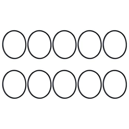 10 Pcs Runde Motorriemen-Gummi-Transgurte Zum Schutz von Maschinen mit Einem Durchmesser von 5 Mm Mm (5405-0005-0374) von Acouto