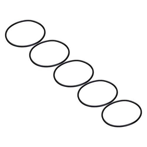 10 Pcs Runde Motorriemen-Gummi-Transgurte Zum Schutz von Maschinen mit Einem Durchmesser von 5 Mm Mm (5405-0005-0454) von Acouto