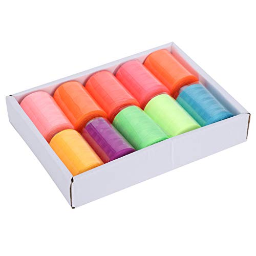 10 Rollen Nähfaden Set Haushaltsfarbe Pagode -Gewinde Zubehör 402 Kann Ihr und Benötigt P Nähfaden SetSewing ThreadHome -Nähgewinde 402 Nähen (Farbkombination) von Acouto