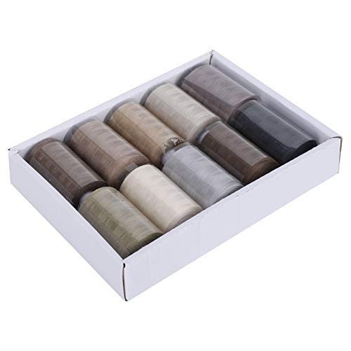 10 Rollen Nähfaden Set Haushaltsfarbe Pagode -Gewinde Zubehör 402 Kann Ihr und Benötigt P Nähfaden SetSewing ThreadHome -Nähgewinde 402 Nähen (graue Kombination) von Acouto