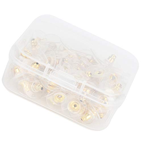100 PCS Ohrrücker Ersatz Durchbohrtes Backoptima 100 PCS Ohrrücker Ersatz Durchbohrtes Backoptima von Acouto