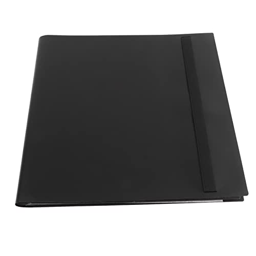 12 Pocket Games Card Hält 480 Karten Kratzfeste Trading -Album Display Halter White 12 Pocket Games Card Binder12 Pocket Card Binderg -Karten -Speicherbuchspiele Bindercard für (BLACK) von Acouto