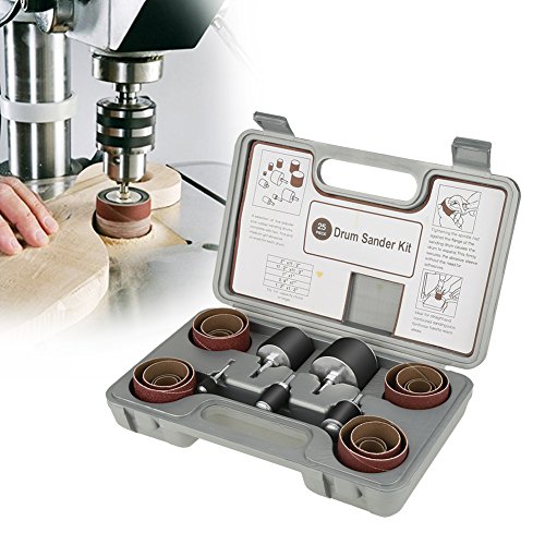 25 Pcs Spindelschleifer Schleifer Werkzeugkit Set mit Hülle für Bohrmaschinenschleifer Kit Schleifkit Gummi Schleifen SE Kommt mit Schnell und von Acouto