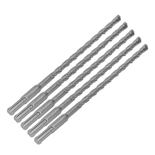5pcs Impact Drillbits mit Vergaserspitze Hammer Bit 2 Flötenspiralbits für B -Beton 210 Mm 7 Mm / 0,28 Zoll Impact Bohrer Hammer Bohrmaschine Bitcarbid Tipp Bohrer Bit2 Flöte Spirale (5 mm) (6MM) (8 von Acouto