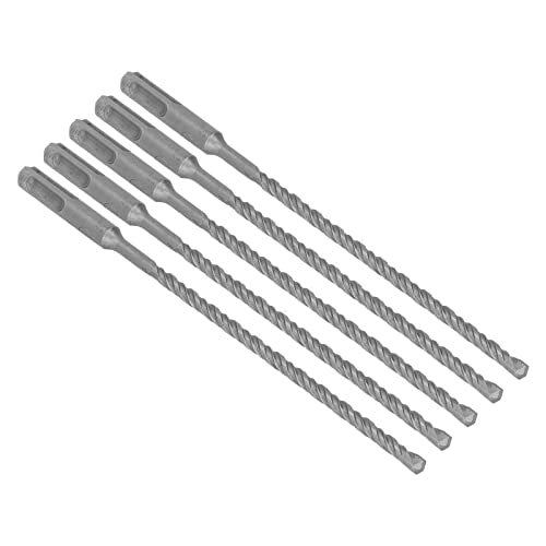 5pcs Impact Drillbits mit Vergaserspitze Hammer Bit 2 Flötenspiralbits für B -Beton 210 Mm 7 Mm / 0,28 Zoll Impact Bohrer Hammer Bohrmaschine Bitcarbid Tipp Bohrer Bit2 Flöte Spirale (5 mm) (6MM) von Acouto