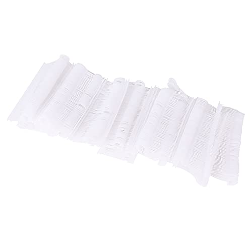 Acouto 1000 Stück Transparent 25 Mm Hangpreis -Etikett Haken -Kleidung, Haltbares Kunststoffmaterial für Kleidung, Schuhe und Mehr (50MM) von Acouto