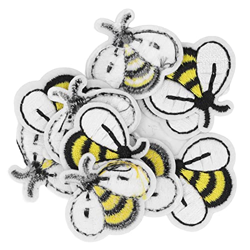 Acouto 10pcs Dekorative Nähflecken, Süße Bienenform Bügelbienen -Flecken DIY -Nähen Bestickter Pflaster für Kleiderhutschuh Acouto 10pcs Dekorative Nähflecken, Süße Bienenform Bügelbienen -Flecken DIY -Nähen Bestickter Pflaster für Kleiderhutschuh von Acouto