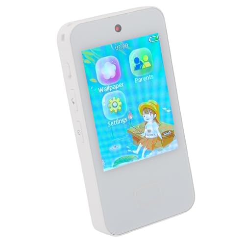 Acouto 2,8-Zoll- Smartphone Spielzeug Touchscreen HD-Kamera Handy Kleinkind Spielen Telefon für 3-10 Jahre Alte Weiß Dieses Telefon Spielzeug für Verschiedene Todd Kids Toytouchscreen (White) von Acouto