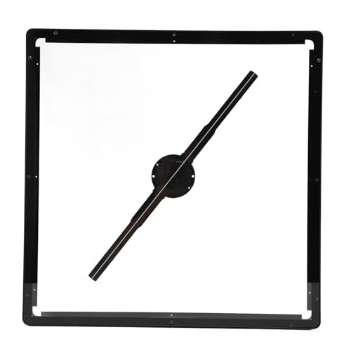 Acouto 3D Hologramm Werbung Display Fan 17,7 Zoll 2000x1152 576 LED Holographic Projector Fan für Business Store Shop Support Phone App Computer EU Plug 3D Projector Holographic (EU-Stecker) von Acouto