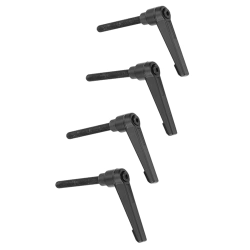 Acouto 4 Stück Maschinenknöpfe aus Metall, verstellbare Befestigung, M8, für eine universelle Schleifmaschine (Schraubenlänge 40 mm) von Acouto