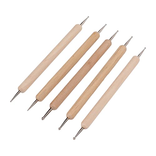 Acouto 5 PCs Doppelendverfolgung Doting Stylus Firma Grip -Gravur -Stylus Set Zum Herstellen von Ton Keramik Skulpturen Doppelendverfolgung D. Acouto 5 PCs Doppelendverfolgung Doting Stylus Firma Grip -Gravur -Stylus Set Zum Herstellen von Ton Keramik Skulpturen Doppelendverfolgung D. von Acouto