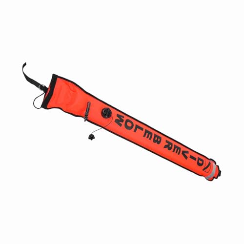 Acouto 6ft Hohe Sichtbarkeit Aufblasbare Tauch -SMB -Marker MarkerDiving Markeroberfläche Marker Boydiving MarkerDiving Markerinflatable Boydiving Accessoires (Rot) von Acouto