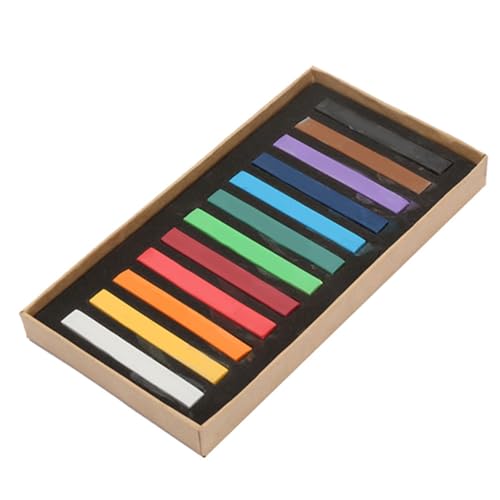 Acouto Crayonsfluoreszenz C Fluoreszenz Buntstifte Einweg Haarstäbchen Malmalerei Kreide Set Malmale Buntstifte Einwegfärbungsfärbungsfärben Heuwerk Toolpainting ToolChalkColorful (12 Farben) von Acouto
