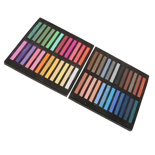Acouto Crayonsfluoreszenz C Fluoreszenz Buntstifte Einweg Haarstäbchen Malmalerei Kreide Set Malmale Buntstifte Einwegfärbungsfärbungsfärben Heuwerk Toolpainting ToolChalkColorful (48 Farben) von Acouto