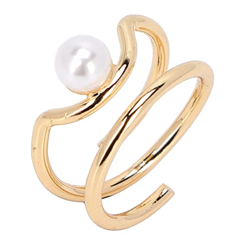 Acouto Exquisite Finger -Finger -Schmuck Copes mit Ringen für Mädchen Einfach zu Passende Tanzteile, Kupfermaterial Ehen (3052 Gold) von Acouto