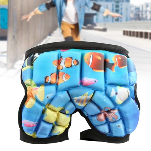 Acouto Hip Protective Gear Guard Pad für Ski -Rollen Skating Snowboard Snowboard Hip Pad Guard Skiing (Blue) von Acouto