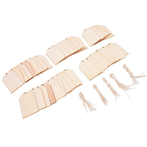 Acouto Holzstücke Diy Natürliche Hochwertige Handwerksblanks für Handwerk Dekoration, 50pcs Holzschilds für Kunstkurse und Wohnkultur Acouto Holzstücke Diy Natürliche Hochwertige Handwerksblanks für Handwerk Dekoration, 50pcs Holzschilds für Kunstkurse und Wohnkultur von Acouto