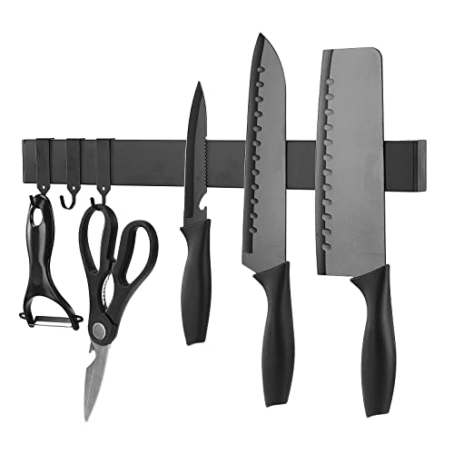 Acouto Magnetmesserhalter, Hält Ihre Küche Organisiert, Schützt Klingen. Hergestellt von 304 Edelstahl, Multifunktional mit Handtuchhaken, Ideal für Werkzeuge und Kleine Gegenstände Am Acouto Magnetmesserhalter, Hält Ihre Küche Organisiert, Schützt Klingen. Hergestellt von 304 Edelstahl, Multifunktional mit Handtuchhaken, Ideal für Werkzeuge und Kleine Gegenstände Am von Acouto