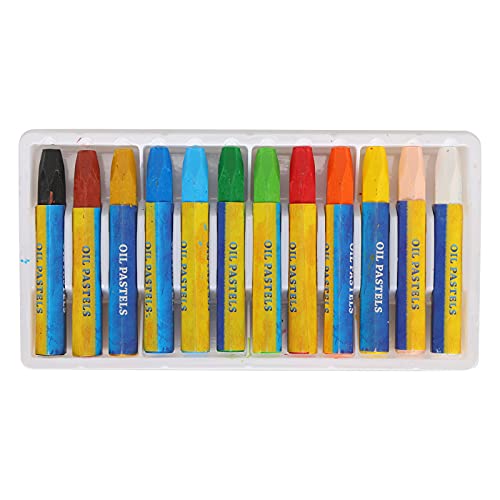 Acouto Ölmalerei Smalbauer Set ölig Graffiti Malerei Kunstzubehör für Kinder24-Farben Öl Pastelloil Malerei Stickcrayonpainti Diese Ölfarbe Sturde (Neue 12 Farben (im Karton)) von Acouto