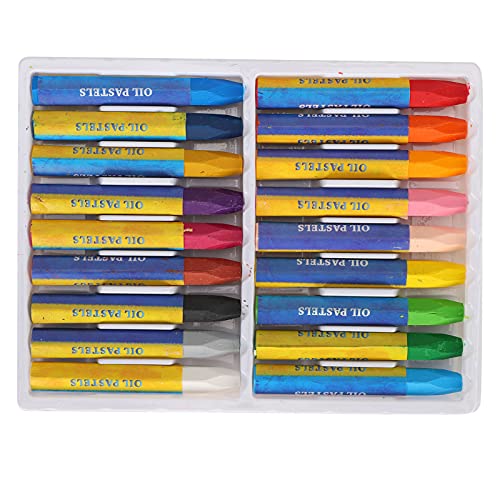 Acouto Ölmalerei Smalbauer Set ölig Graffiti Malerei Kunstzubehör für Kinder24-Farben Öl Pastelloil Malerei Stickcrayonpainti Diese Ölfarbe Sturde (Neue 18 Farben (im Karton)) von Acouto