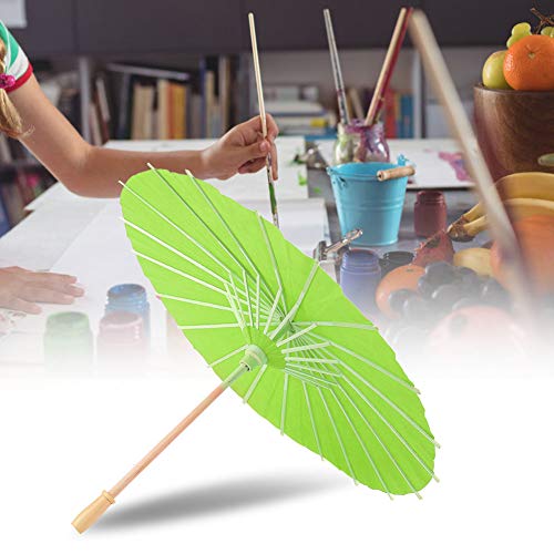 Acouto Papierschirm Malerei Diy Kreativitt wiß Handarbeit Klassenkerm Materiallien Kreativ Werkstoffe Bastelbedarf für Freundschaft Kreativittsförderung für Teulunterricht aus Hochwertier (GREEN) von Acouto