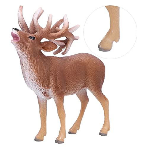 Acouto Präzise Hirsch -Figur -Spielzeug Realistische Wildtier Hirsch Tierstatue Zum Erlernen von Tierspielzeug, Ideal für Desktop Dekorationen und Babyparty Bestehend aus Hochwertigem Kunststoff Acouto Präzise Hirsch -Figur -Spielzeug Realistische Wildtier Hirsch Tierstatue Zum Erlernen von Tierspielzeug, Ideal für Desktop Dekorationen und Babyparty Bestehend aus Hochwertigem Kunststoff von Acouto