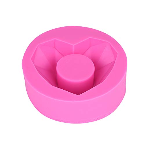 Acouto Silikon-Kerzenblütenschimmel für -Garten Pflanzer Zementvase, Wiederverwendbare, Nicht Sticke, Hitzebeständige Temperatur, Nichttoxizität (10.8 * 10.3 * 3.3) von Acouto