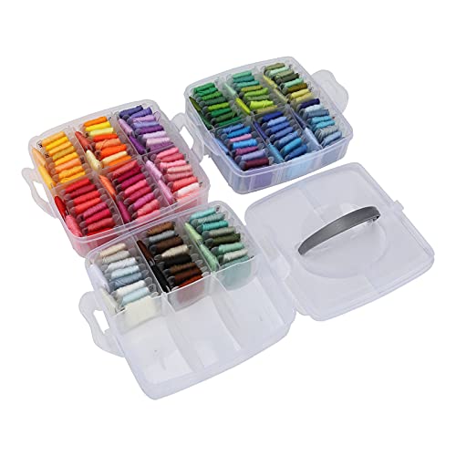 Acouto Stickereifaden Set Weiche 150-Farben-Plastik-Spulenfaden Zum Nähen von Handwerksprojekten, Haushaltsstickmaschine Material Acouto Stickereifaden Set Weiche 150-Farben-Plastik-Spulenfaden Zum Nähen von Handwerksprojekten, Haushaltsstickmaschine Material von Acouto