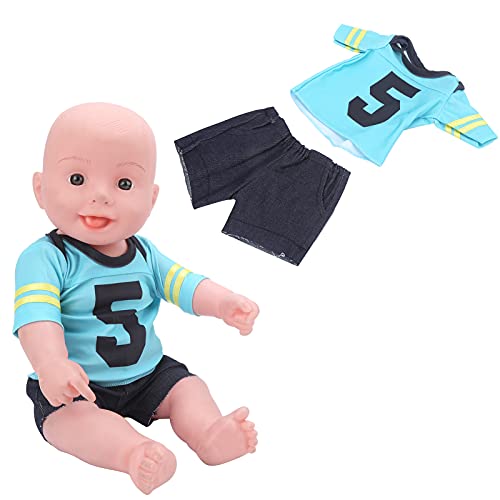 Acouto T-Shirt Baby- zu Arsch Kleidung 18 Zoll aus weichem Stoff Outfit für Geburtstag, Puppenkleidung für Babypuppen, Puppe für Weihnachten, Geburtstagsgeschenke Acouto T-Shirt Baby- zu Arsch Kleidung 18 Zoll aus weichem Stoff Outfit für Geburtstag, Puppenkleidung für Babypuppen, Puppe für Weihnachten, Geburtstagsgeschenke von Acouto
