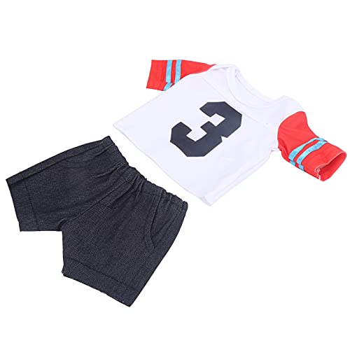 Acouto T-Shirt Baby- zu Arsch Kleidung 18 Zoll aus weichem Stoff Outfit für Geburtstag, Puppenkleidung für Babypuppen, Puppe für Weihnachten, Geburtstagsgeschenke Acouto T-Shirt Baby- zu Arsch Kleidung 18 Zoll aus weichem Stoff Outfit für Geburtstag, Puppenkleidung für Babypuppen, Puppe für Weihnachten, Geburtstagsgeschenke von Acouto