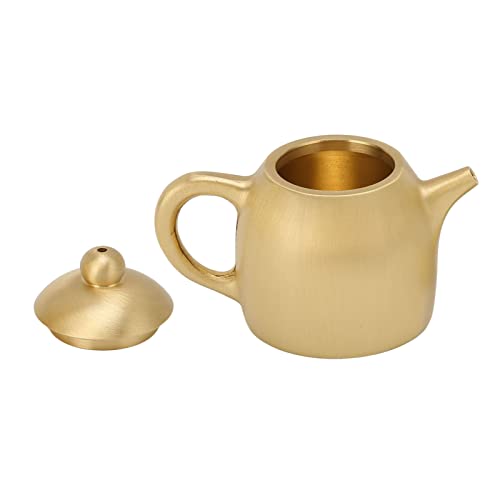Acouto Teekannenform Orament Retro Teekanne Desktop Orament Home Decor für Studien Schlafzimmer Material] Gute Messing -Teekannenform OramentTeapot Modellmini Teapotsmall Teapotdesktop Ornamenthome von Acouto