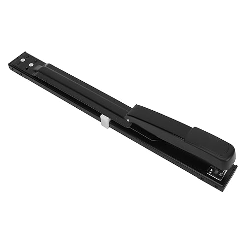 Arm Stapler Black 20 Blätter Kapazität Hochstärke Metall Stabile Büro -Hefter für Desktop Family Office Arm Hefleroffice Staplerbooklet StaplerDesktop Staplerdesk Hefter von Acouto